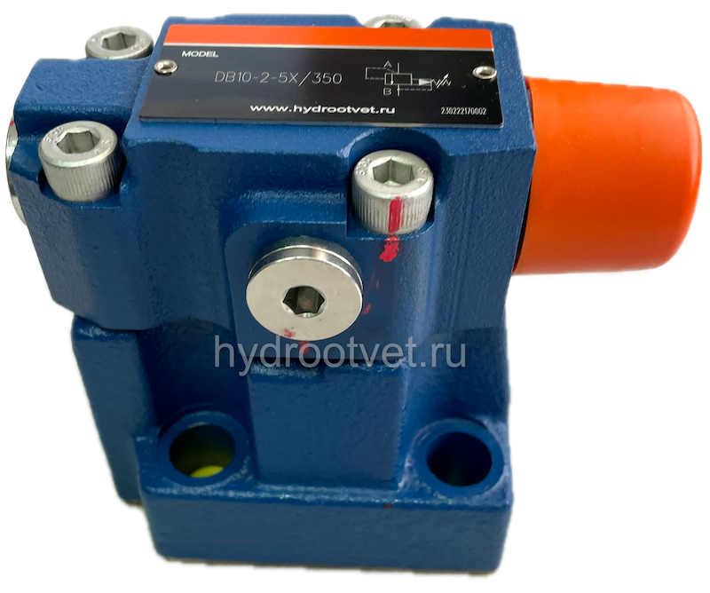DB10-2-5X/100Y - Предохранительный клапан Ду10 с давлением настройки до 100 бар, управление - Y - внешний дренаж