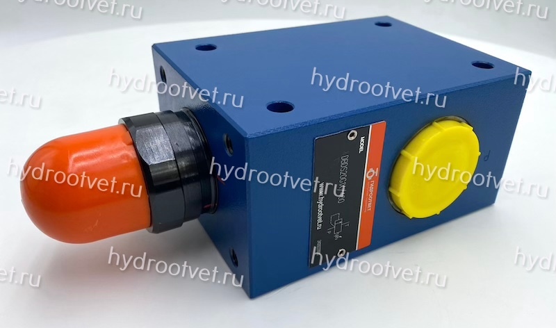 DBDS20G1X/400 - Предохранительный клапан прямого управления Ду20, давление регулировки до 400 бар, тип монтажа - резьбовой, элемент регулировки S = винт