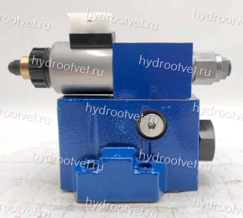 DREM10-6X/315YG24K4V - Пропорциональный редукционный клапана c предохранительным клапаном без усилителя, Ду10, давление регулировки до 315 бар, обратный клапан - есть, уплотнение V = FKM, сигнал управления 1600 мА