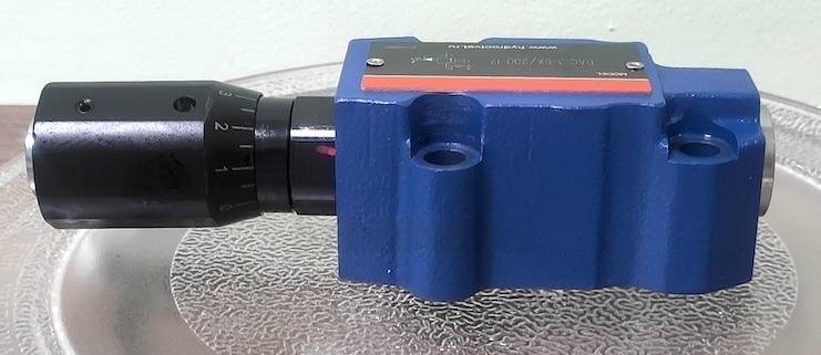 DAC-3-5X/200-17 - Пилот разгрузочного предохранительного клапана без основного плунжера с давлением настройки до 200 бар, с разностью срабатывания в 17%