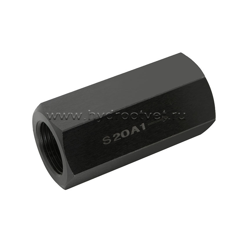 S20A0/1 - Обратный клапан трубного монтажа Ду20, G1 с давлением открытия 0 бар