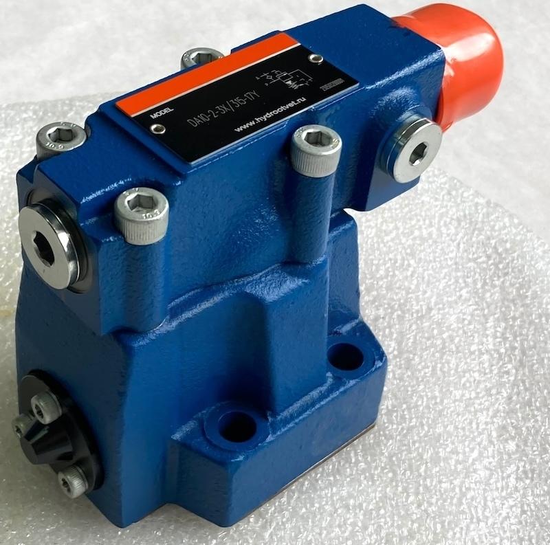 DA10-2-5X/315-17Y - Разгрузочный предохранительный клапан Ду10 с давлением настройки до 315 бар, с разностью срабатывания в 17%, внешний дренаж - Y = есть