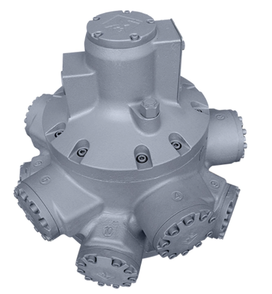 HMC200-3100/1000-S71-F02С - Гидромотор радиально-поршневой двухскоростной, высокомоментный, эксцентриковый вал, рабочий объем 3080/1001 см3, номинальное давление 230 бар