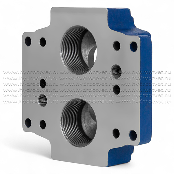 G415/01 - Стальная плита для монтажа клапанов типоразмера Ду32, стандарт ISO 5781 (DR30)