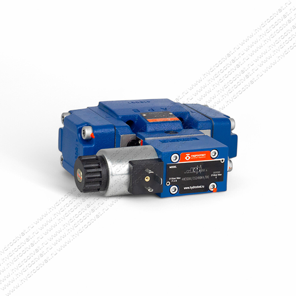 4WEH10D4X/6EG24N9ETS2K4/B10 - Гидрораспределитель с электроуправлением Ду10 схема D (574А), напряжение G24, каналы управления ET - X и Y - внутренние