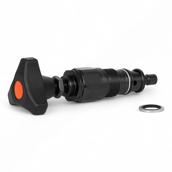 DBDH6K1X/100 - Предохранительный клапан прямого управления Ду6, давление регулировки до 100 бар, тип монтажа - встраиваемый, элемент регулировки H = рукоятка