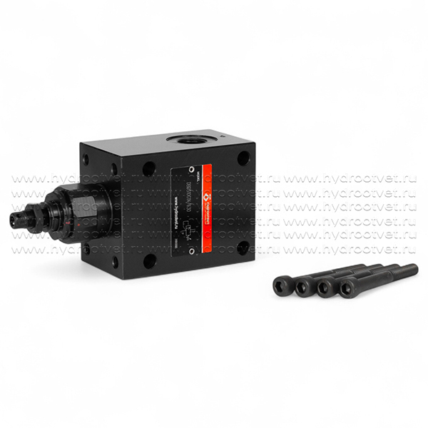 DBDS10G1X/630 - Предохранительный клапан прямого управления Ду10, давление регулировки до 630 бар, тип монтажа - встраиваемый, элемент регулировки S = винт