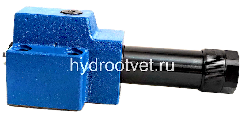 DR10DP1-4X/210Y - Редукционный клапан Ду 10 трехлинейный, прямого действия с давлением регулировки до 210 бар, 1 = рукоятка, обратный клапан - есть