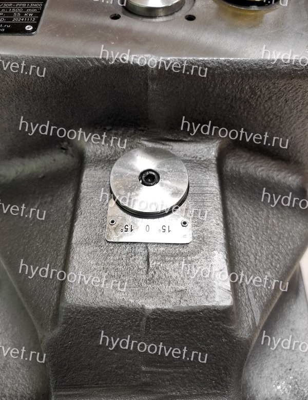 A4VSO180LR2G/30R-PPB13N00 - Насос аксиально-поршневой регулируемый с наклонной шайбой, рабочий объем 180 см3, LR2G = регулятор мощности с гиперболической характеристикой с дистанционным регулятором давления, номинальное давление 350 бар