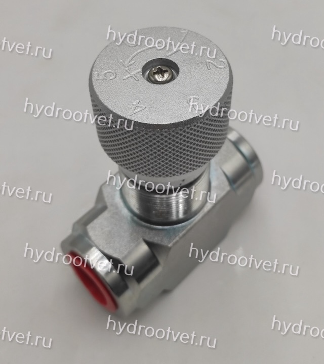 STB-G3/8-11-1 - Дроссель трубного монтажа c рукояткой, G3/8, без обратного клапана