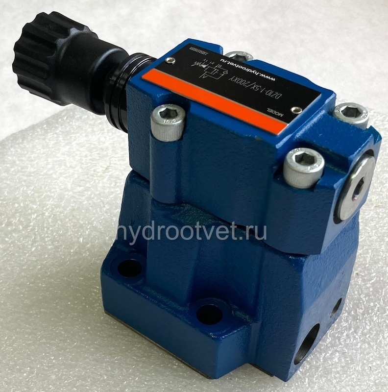 DZ10-1-5X/200X - Клапан последовательности непрямого действия Ду10, с обратным клапаном с давлением регулировки до 200 бар, каналы управления X - внешний