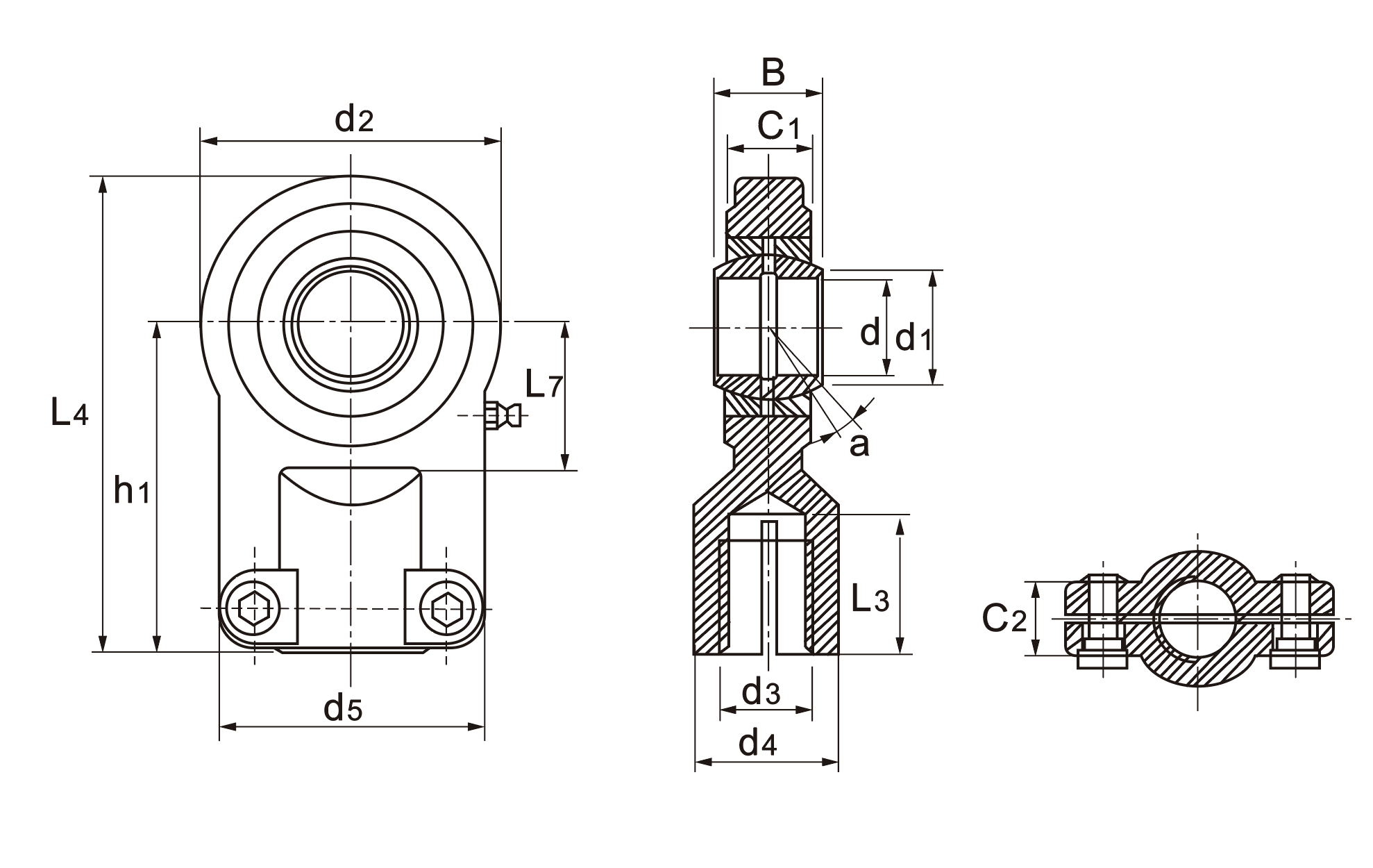 Проушина GIHO-K 25 DO