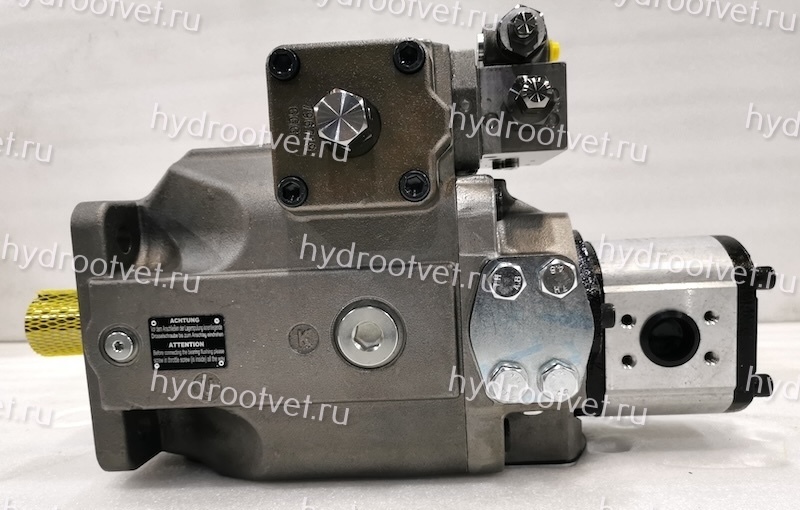 A4VSG125HD1D/30R-PPB10N000N - Насос аксиально-поршневой регулируемый реверсивный с наклонной шайбой, рабочий объем 125 см3, HD1D = с гидроуправлением по давлению, номинальное давление 350 бар