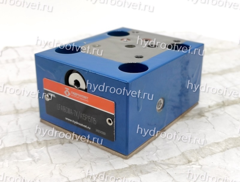 LFA16GWA-7X/ - Крышка для логического клапана, типоразмер Ду16 функционал - GWA = крышка со встроенным клапаном ''ИЛИ'' под установку распределителя Ду6, три выхода X, Z1 и Y, внешний канал X - нет, уплотнение NBR