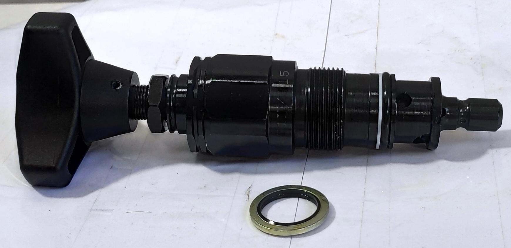 DBDA6K1X/315 - Предохранительный клапан прямого управления Ду6, давление регулировки до 315 бар, тип монтажа - встраиваемый, элемент регулировки A = рукоятка с ключом