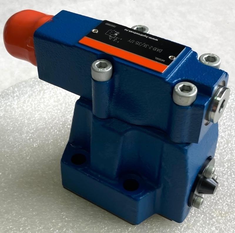 DA10-2-5X/100-17 - Разгрузочный предохранительный клапан Ду10 с давлением настройки до 100 бар, с разностью срабатывания в 17%, внешний дренаж - нет