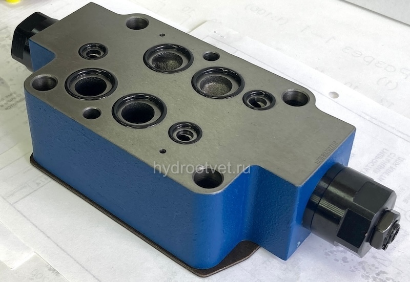 Z2FS16-8-3X/SV - Дроссель Ду 16 модульного монтажа, сдвоенный , S = на входе, уплотнение V = FKM