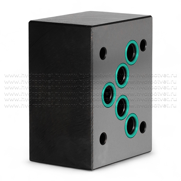 Z1S10T-1-30/V - Обратный клапан модульного монтажа Ду10 обратный клапан в канале T (со стороны плиты), давление открытия 0,5 бар