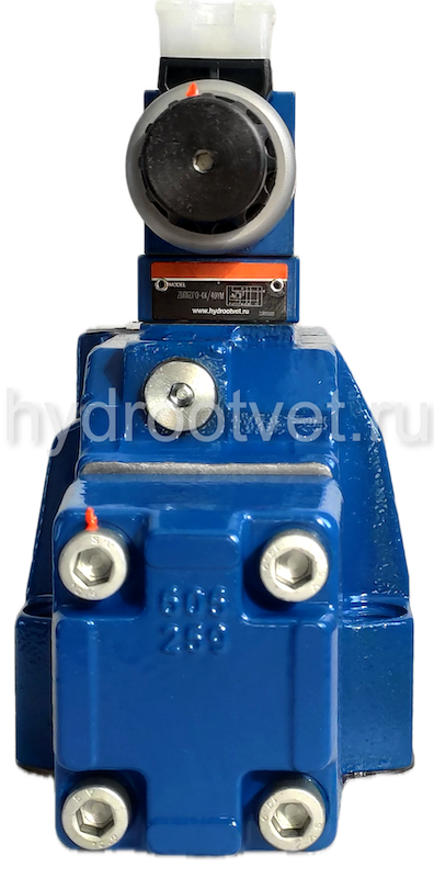 4WRZ32W6-360-7X/6EG24N9ETK4/D3V - Пропорциональный распределитель Ду32 без усилителя, номинальный расход 360 л/мин, схема W6, каналы управления ET - X и Y - внутренние