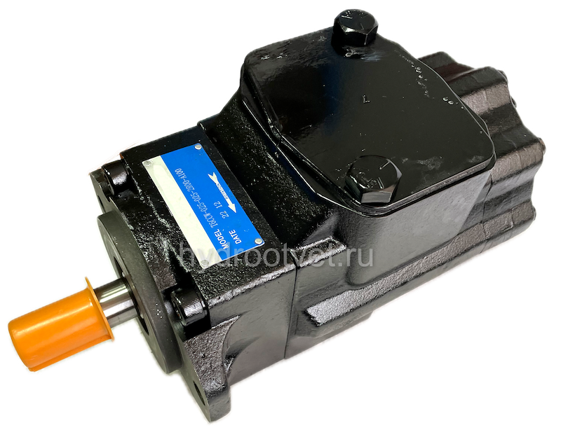 T6CCB25B251R00C100 - Пластинчатый нерегулируемый двухпоточный насос серии T6CC с рабочим объемом 79+79 см3