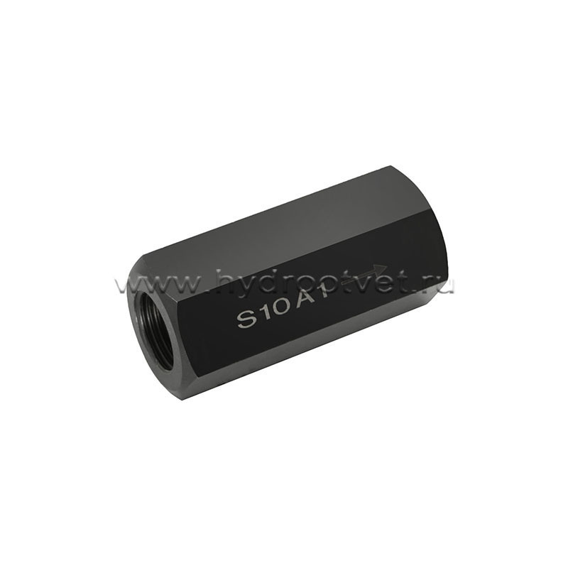 S10A2/1 - Обратный клапан трубного монтажа Ду10, G1/2 с давлением открытия 1,5 бар