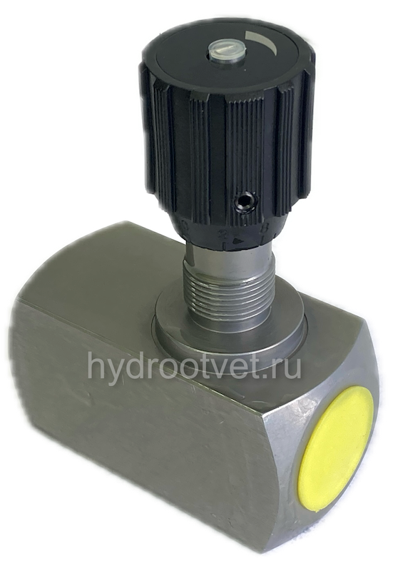 DV16-1-10/V - Дроссель трубного монтажа c рукояткой, G3/4, обратный клапан - нет