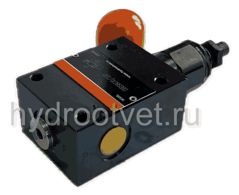 DBDH6G1X/25 - Предохранительный клапан прямого управления Ду6, давление регулировки до 25 бар, тип монтажа - резьбовой, элемент регулировки H = рукоятка