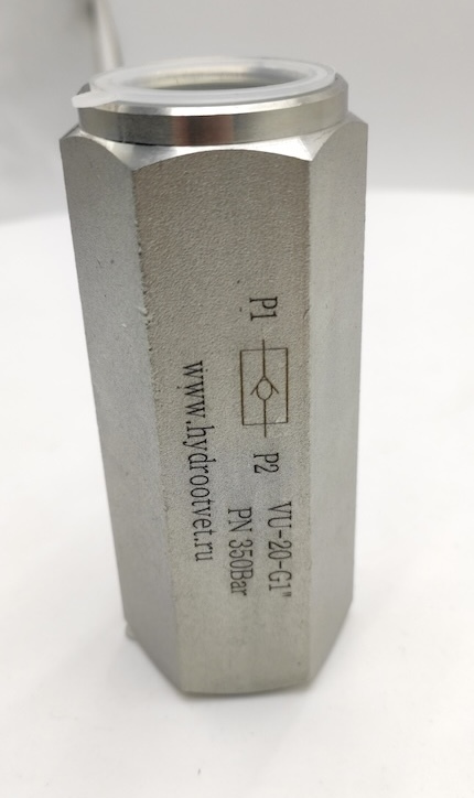 VU-08-G1/4 - Обратный клапан на высокое давление, резьба G1/4''