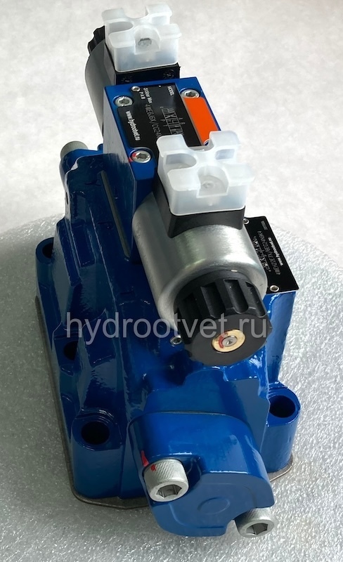 4WEH22Z7X/6EG24N9K4 - Гидрораспределитель с электроуправлением Ду25 схема Z (574Д), напряжение G24, каналы управления X и Y - внешние