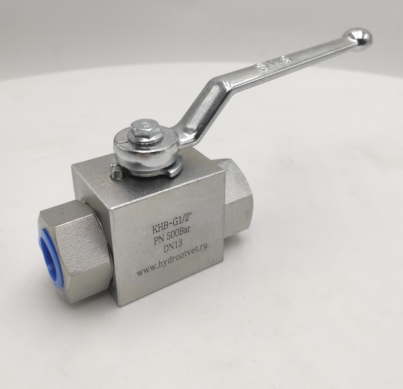 KHB-G1/2-1111-01-1 - Шаровой кран 2/2 на высокое давление, резьба G1/2"