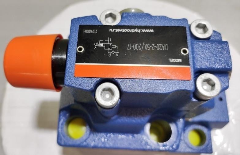 DA20-2-5X/100-17 - Разгрузочный предохранительный клапан Ду25 с давлением настройки до 100 бар, с разностью срабатывания в 17%, внешний дренаж - нет