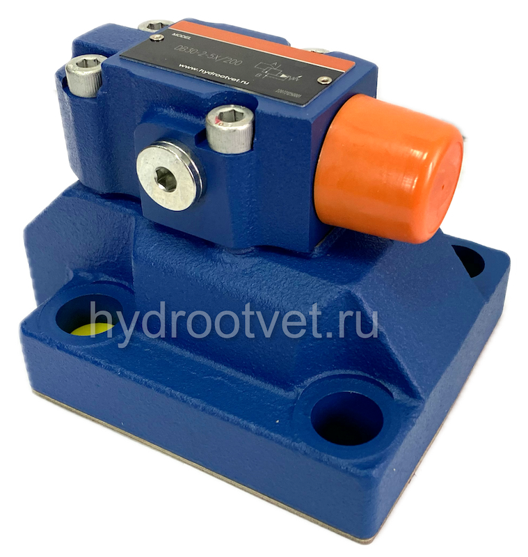 DB30-2-5X/315 - Предохранительный клапан Ду32 с давлением настройки до 315 бар, управление - X и Y - внутренние