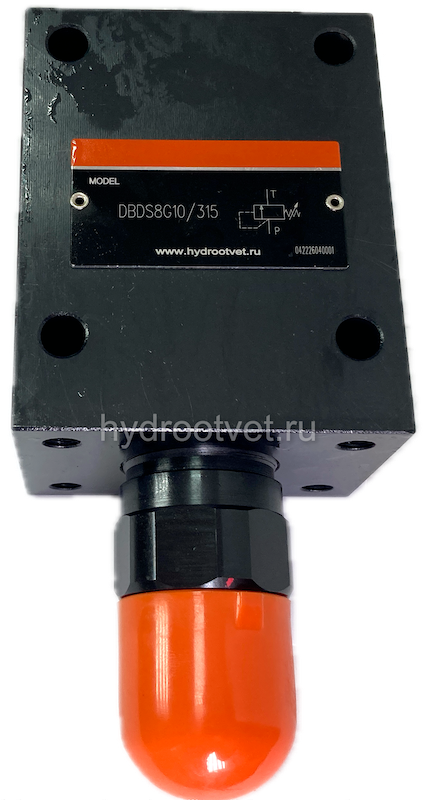 DBDS8G1X/200 - Предохранительный клапан прямого управления Ду8, давление регулировки до 200 бар, тип монтажа - резьбовой, элемент регулировки S = винт