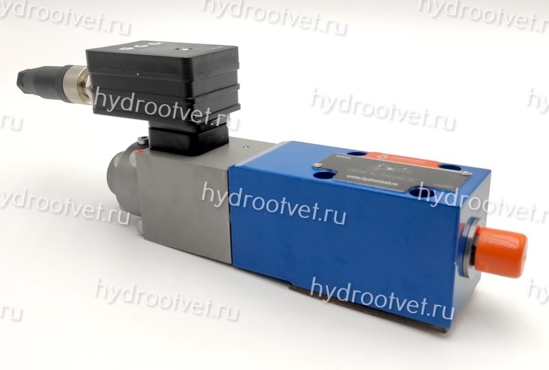 DBEE6-1X/315G24K31C - Пропорциональный предохранительный клапан Ду6 (расход до 15 л/мин), давление регулировки до 315 бар, встроенные усилитель = есть, монтаж - на плиту