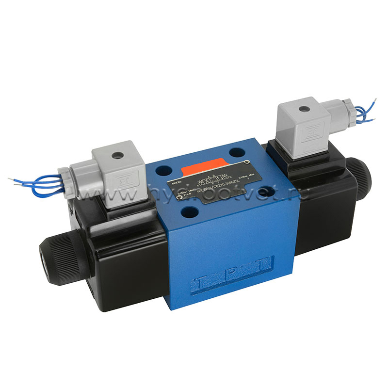 4WE10M31/CW110-50N9K4 - Гидрораспределитель золотниковый Ду 10 с электроуправлением W110, схема M (24), возврат - пружинный