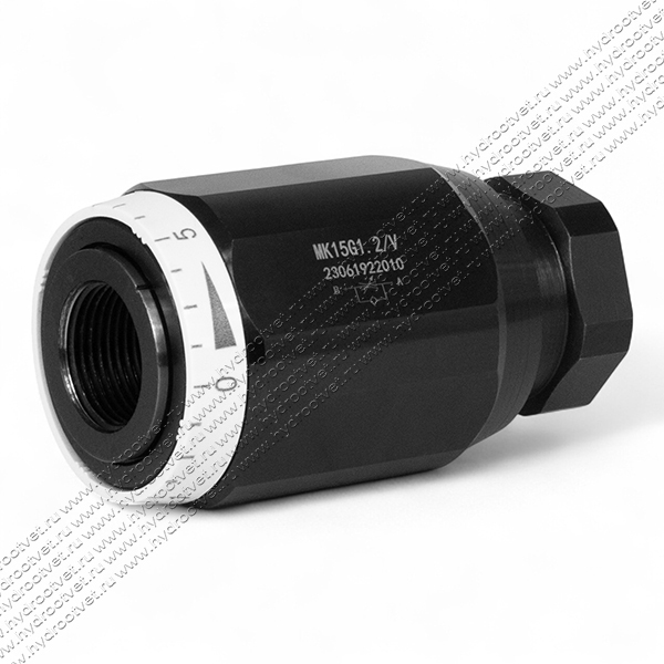 MK15G1.2/V - Дроссель трубного монтажа Ду15 резьба G3/4, обратный клапан - есть