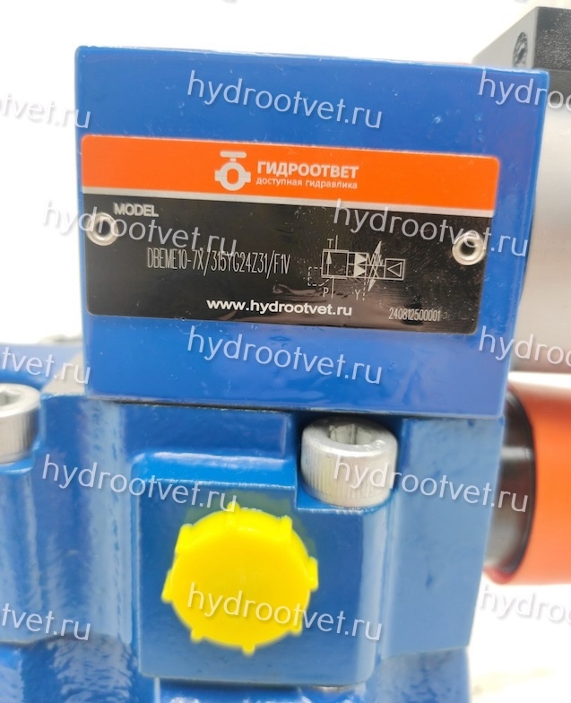 DBEME10-7X/315Y-8G24K31A1M - Пропорциональный предохранительный клапан со встроенным усилителем (OBE), Ду10, , регулировка давления до 315 бар, сигнал управления 0–10 В