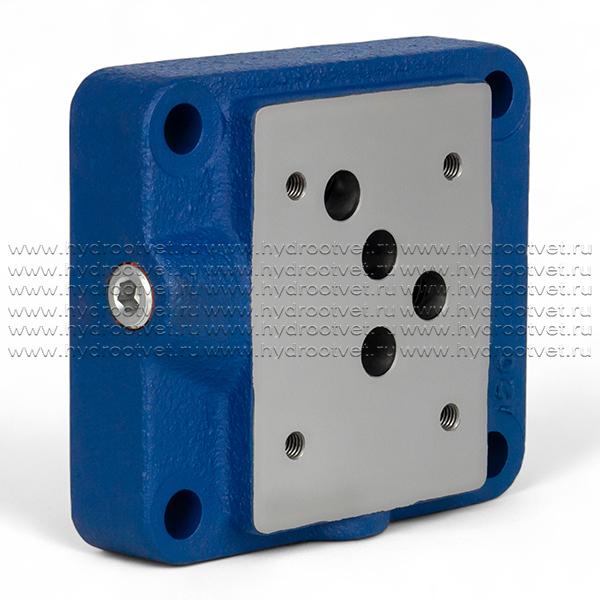 G67/01 - Стальная плита для монтажа клапанов типоразмера Ду10, стандарт ISO 4401-05 / CETOP05