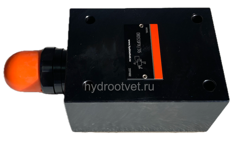 DBDS10P1X/400 - Предохранительный клапан прямого управления Ду10, давление регулировки до 400 бар, тип монтажа - на плиту, элемент регулировки S = винт