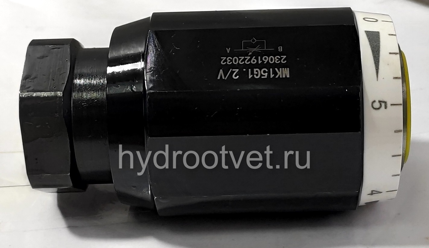 MG15G1.2/V - Дроссель трубного монтажа Ду15 резьба G3/4, обратный клапан - нет