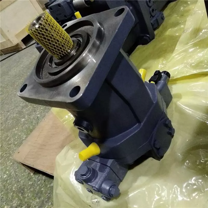 A6VM80HD1/63W-VZB020B - Гидромотор аксиально-поршневой регулируемый с наклонным блоком рабочий объем 80 см3, HD = гидравлическое управление по давлению, номинальное давление 400 бар