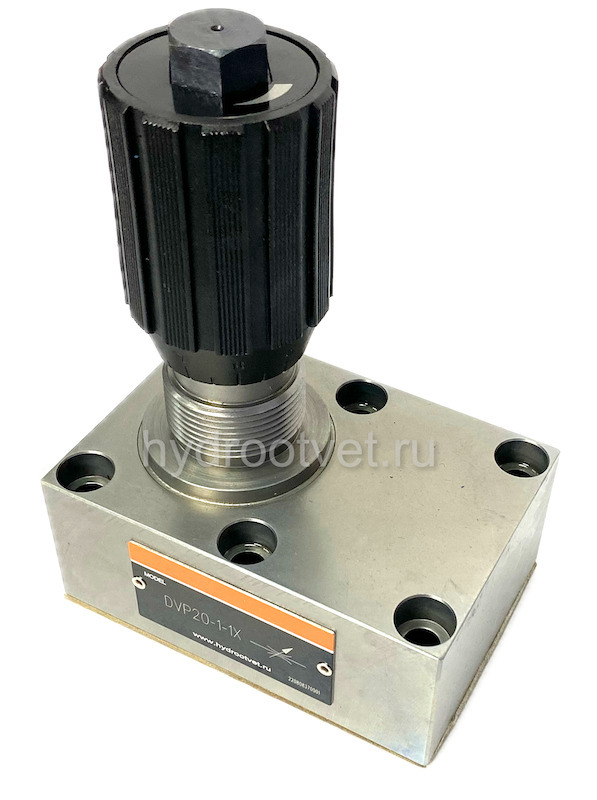 DRVP40-1-10 - Дроссель с обратным клапаном на плиту c рукояткой, Ду40