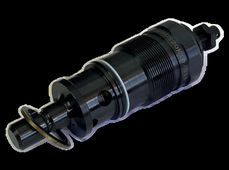 DBDS20K1X/200V - Предохранительный клапан прямого управления Ду20, давление регулировки до 200 бар, тип монтажа - встраиваемый, элемент регулировки S = винт