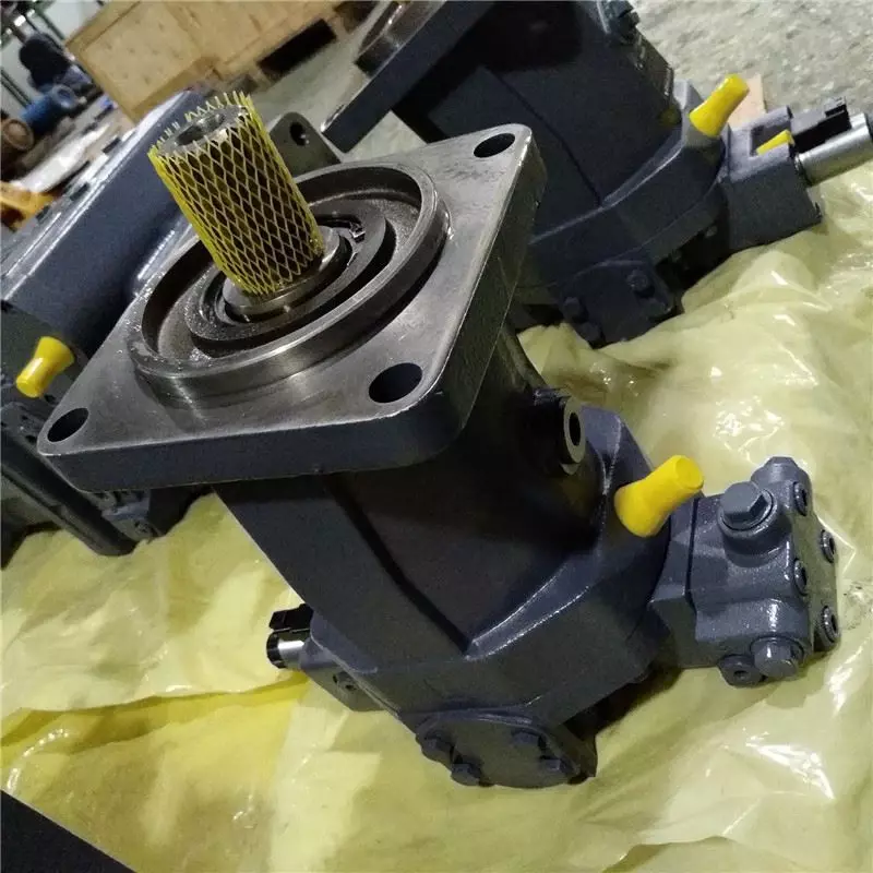 A6VM55HD1/63W-VZB020B - Гидромотор аксиально-поршневой регулируемый с наклонным блоком рабочий объем 55 см3, HD = гидравлическое управление по давлению, номинальное давление 400 бар