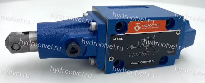 4WMR6D5X - Гидрораспределитель Ду 6 с механическим роликом, схема D (574А), уплотнение NBR