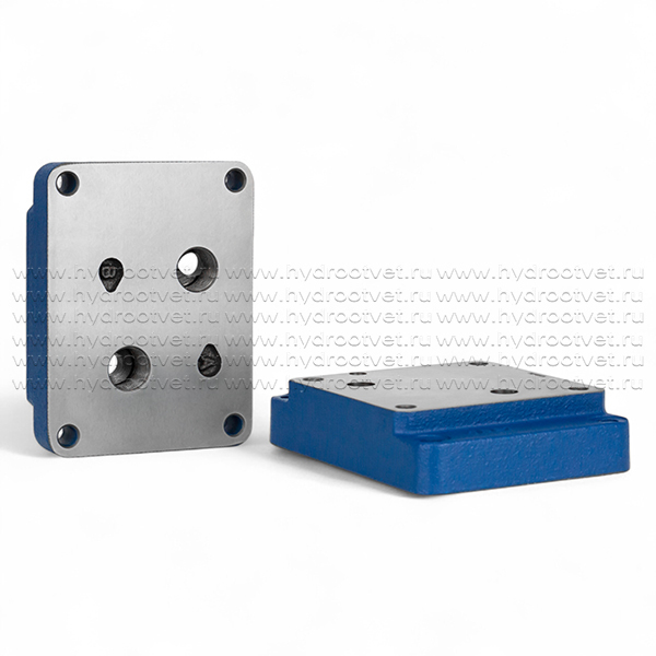 G279/01 - Стальная плита для монтажа регуляторов расхода типоразмера Ду10 (2FRM10), стандарт ISO 6263