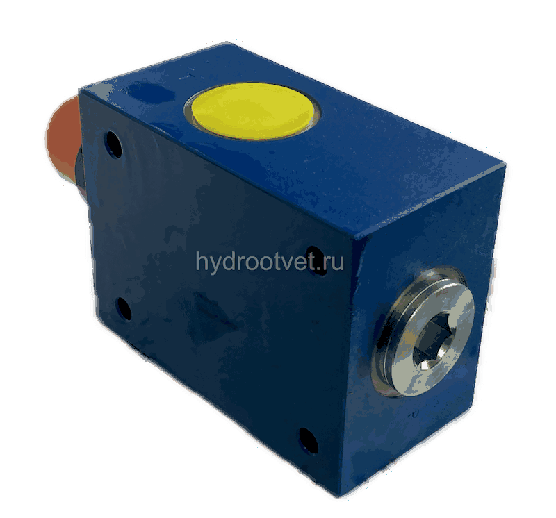 DBDH20G1X/100 - Предохранительный клапан прямого управления Ду20, давление регулировки до 100 бар, тип монтажа - резьбовой, элемент регулировки H = рукоятка