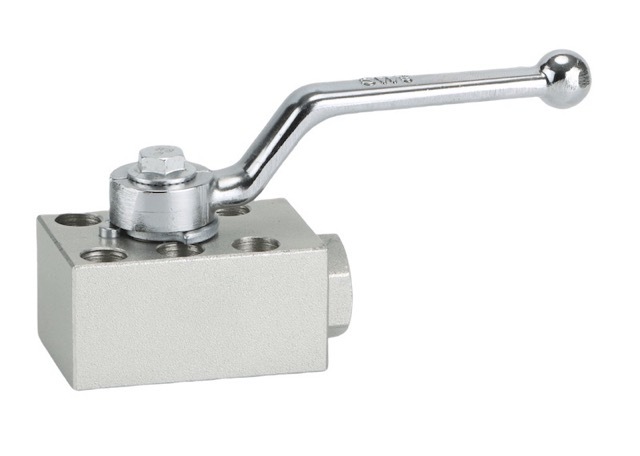 KHP-25 - Шаровой кран 2/2 на высокое давление, на плиту Ду25