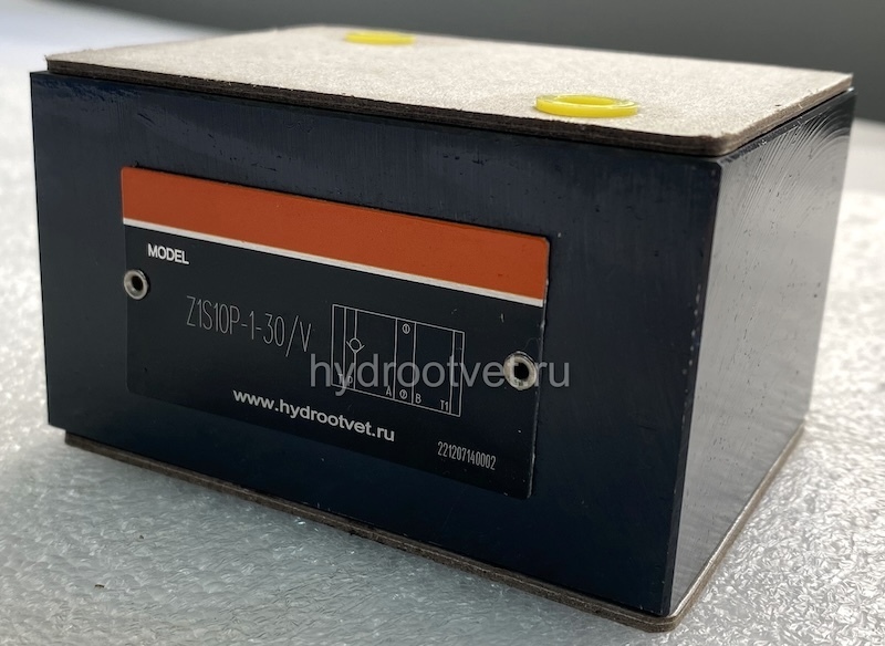 Z1S10C-3-30/V - Обратный клапан модульного монтажа Ду10 обратный клапан в канале A (со стороны плиты, давление открытия 5 бар