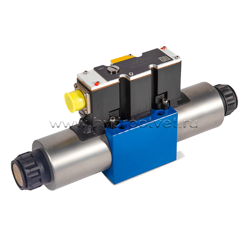 4WRAE10W1-60-2X/G24K31/A1V - Пропорциональный распределитель со встроенной электроникой Ду10, A1 = ±10 В, номинальный расход 60 л/мин, схема W1-